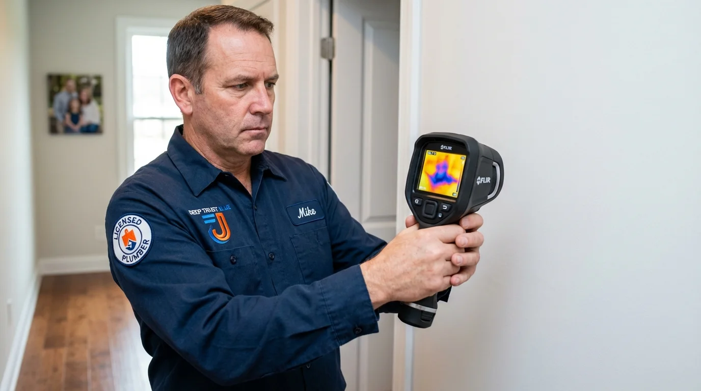 Thermal imaging leak detection by Johns Plumbing LLC in Meadow Vista